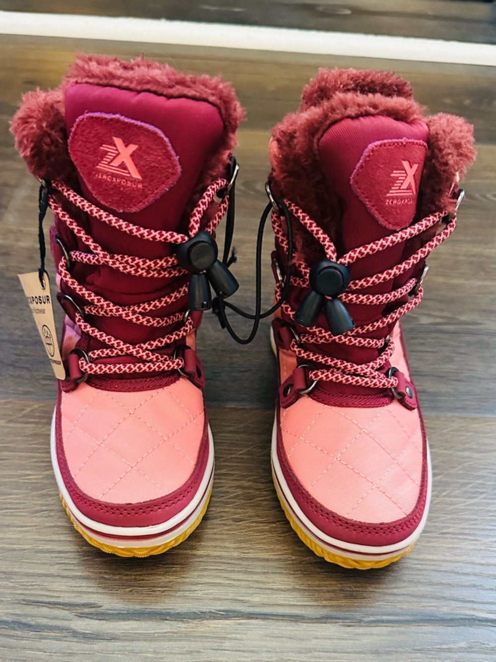 ZeroXposur Girls Waterproof Winter Snow Boots